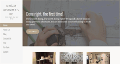 Desktop Screenshot of klimczakimprovements.com